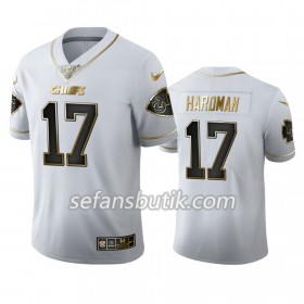 Kansas City Chiefs Tröjor Mecole Hardman 17 Nike Vit Golden Edition - Herr